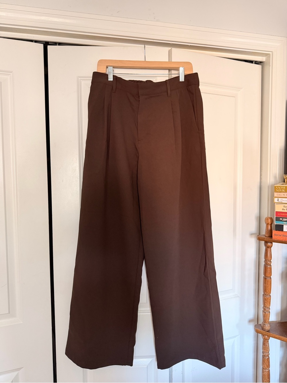 GAP 365 Trousers Wide-Leg in Dark Brown